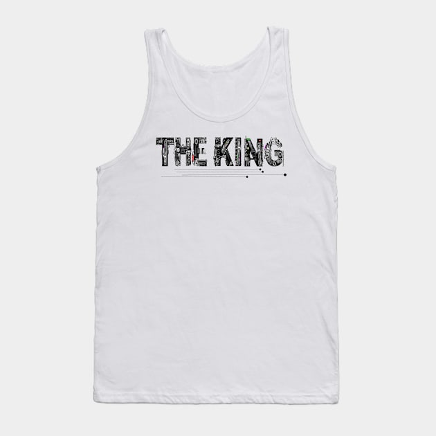 The King Letter Tank Top by G-Art Swiss